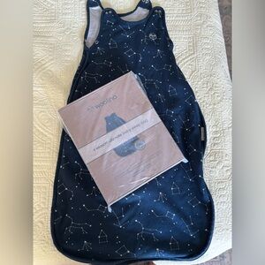 Woolino Merino Wool and Organic Cotton 2-24 month Navy Sleep Sack